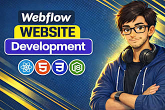 design or redesign webflow website, figma to webflow