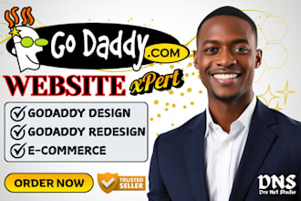 develop godaddy website design godaddy website redesign godaddy website design