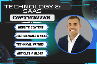 write your user manuals, saas copywriting, SEO technical writing and blog posts