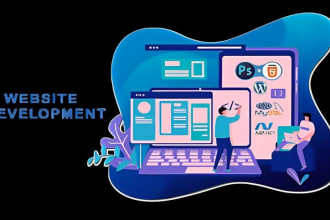 develop website using PHP, sass, js, sql and mysql