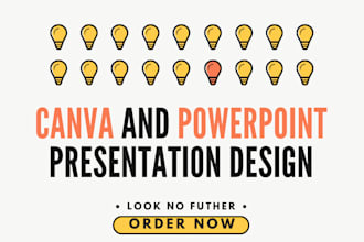 create any presentation on canva