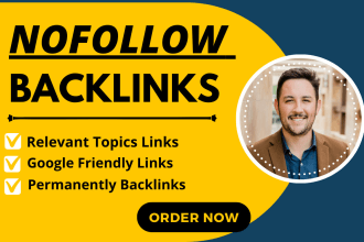 create manual 100 high da 30 to 70 plus nofollow seo backlinks link building