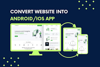 convert your website into a webview app for android and ios
