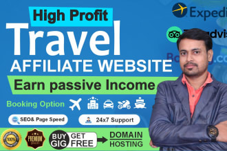 create innovative automated travel affiliate websites to make money online