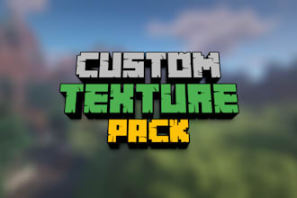 design custom texture pack for minecraft