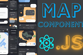 create a custom map component for your website