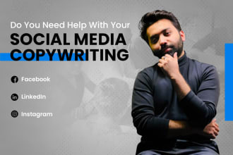 be your expert social media copywriter for impactful content