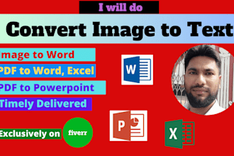 do convert scanned image to word or text