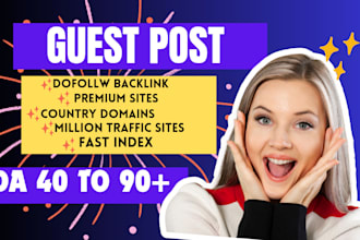 write and publish seo guest posts on organic traffic websites