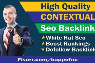 build high quality contextual seo dofollow backlinks