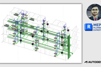 do revit mep 3d modeling, plumbing, and electrical design