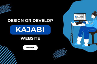 create kajabi websites, landing pages, online courses, and email sequence