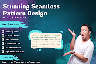 make seamless pattern design wallpaper