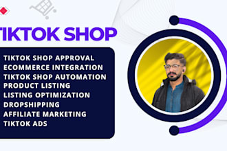 setup tiktok, facebook and instagram shop, shop management