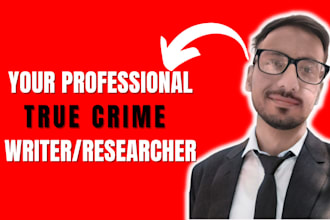 write a captivating true crime script or article for you