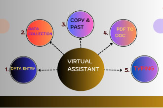 do faithful data entry, data mining,web research,data collect, typing