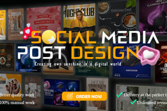 be your canva expert templates designer in social media posts, fb or insta ads