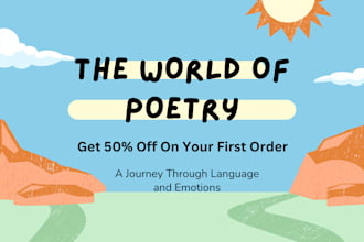 write or rewrite poems, poetry, stories, novels and books