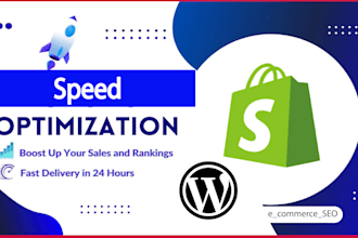 speed optimization to increase your wordpress and shopify store speed
