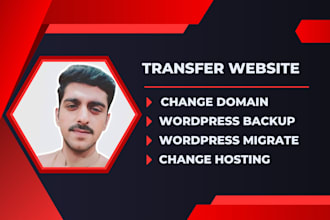 transfer websites to another websites or wordpress migration, wordpress backup