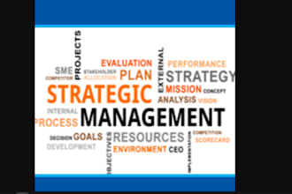 help in strategic management reports and case studies