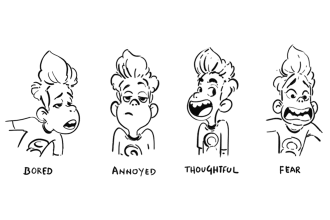 draw a character expressions sheet for you