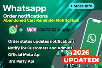 add whatsapp notifications for woocommerce orders