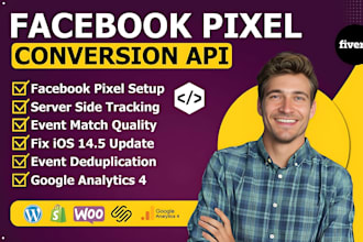 fix or setup google analytics 4, ga4 ecommerce tracking, conversion tracking GTM