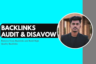 do backlinks audit and disavow toxic links for higher rank