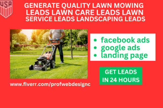 lawn mowing leads lawn care leads lawn service leads landscaping leads