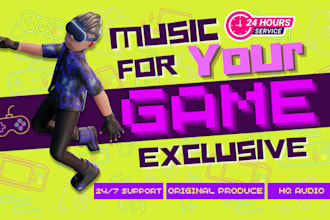 make music for game retro, chiptune, 8bit in 24 hours