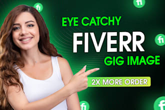 design fiverr gig thumbnail or cover picture