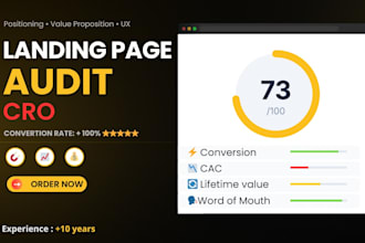 audit your landing page and detailed cro action plan