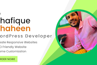create a responsive wordpress website design for your business