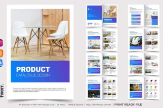 do professional catalog design, product catalog or booklet in 24 hrs