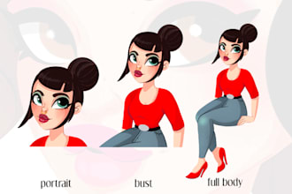 design a pin up or a sexy and cute girl