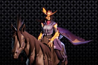deliver a game ready 3d character, optimized for game engines