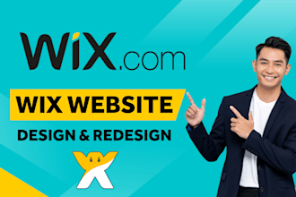 design wix website, wix store and redesign wix website