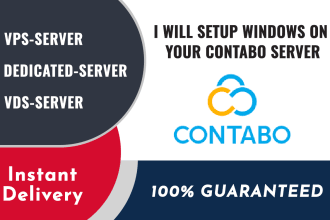 setup windows on your contabo server