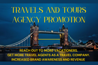 create promote travels and tours site agency
