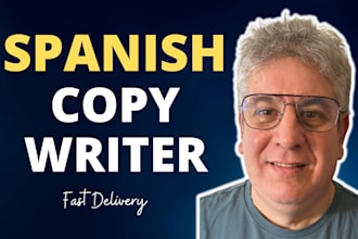 be you professional spanish copywriter for you writing tasks