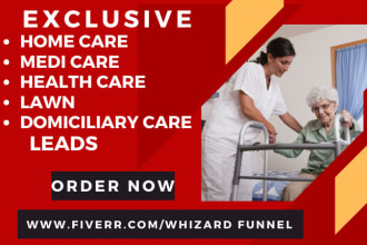 generate homecare health care medicare lawn domiciliary social wellness leads