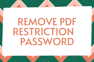 remove PDF sheet protection