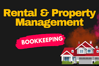 provide real estate rental airbnb and property management bookkeeping