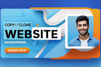 revamp copy clone any website into wordpress, copy or duplicate any website