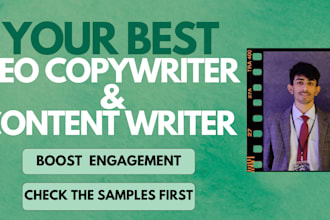 be your SEO copywriter and content writer