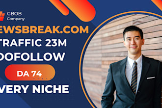 write and publish article on newsbreak, and premium dofollow