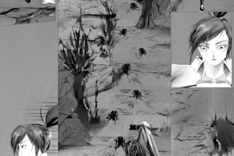 draw anime manhua style comic art