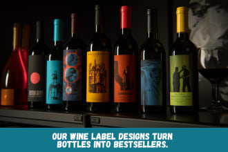 design your premium wine or beverage label