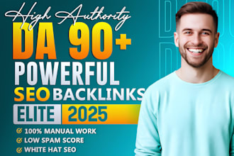 do manual link building using high authority SEO backlinks